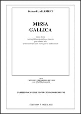 Missa Gallica SATB Vocal Score cover